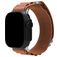 Mobilize Alpine Nylon Apple Watch Bandje Gespsluiting - 42/41/40/38 mm - Terracotta