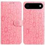 Mobigear Flowers iPhone Air Hoesje Bookcase Portemonnee - Roze