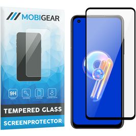 Mobigear Premium ASUS Zenfone 9 Glazen Screenprotector - Case Friendly - Zwart