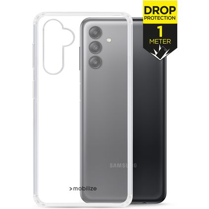 Mobilize Naked Protection Doorzichtig Samsung Galaxy A04s Hoesje Hardcase Backcover Shockproof - Transparant