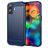 Mobigear Brushed Slim iPhone 17 Hoesje Flexibel TPU Backcover - Blauw