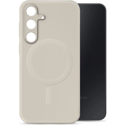 My Style Protective Flex Samsung Galaxy S25 FE MagSafe Hoesje Flexibel TPU Backcover - Antique White