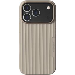 Nudient Bold iPhone 18 Pro MagSafe Hoesje Hardcase Backcover - Linen Beige