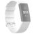Mobigear Cross Siliconen Fitbit Charge 4 Bandje Gespsluiting - Wit