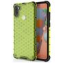 Mobigear Honeycomb Samsung Galaxy A11 Hoesje Hardcase Backcover Shockproof - Groen