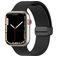 Mobigear Sport Mag Siliconen Apple Watch Bandje Magneetsluiting - 42/41/40/38 mm - Zwart