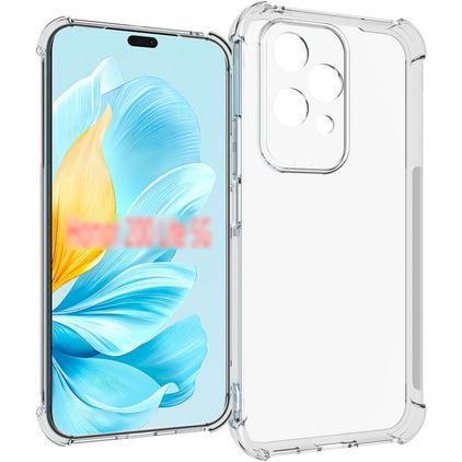 Mobigear Cushion Doorzichtig HONOR 200 Lite Hoesje Flexibel TPU Backcover - Transparant