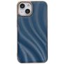 Mobigear Wavy iPhone 14 Hoesje Hardcase Backcover - Blauw