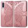 Mobigear Butterfly Samsung Galaxy A50 Hoesje Bookcase Portemonnee - Roségoud