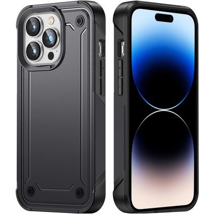 Mobigear Slim Armor iPhone 14 Pro Max Hoesje Hardcase Backcover Shockproof - Grijs