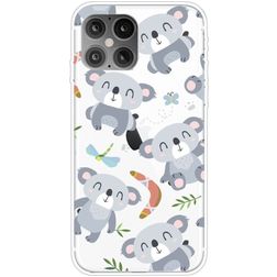 Mobigear Design iPhone 12 Mini Hoesje Flexibel TPU Backcover - Koala