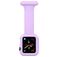 Mobigear Clip Case Verpleegkundige Apple Watch Bandje Speld - 46/45/44 mm - Paars
