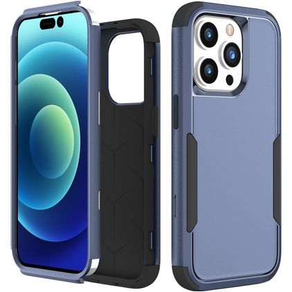 Mobigear Ultra Tough iPhone 15 Pro Hoesje Hardcase Backcover Shockproof - Royal Blue