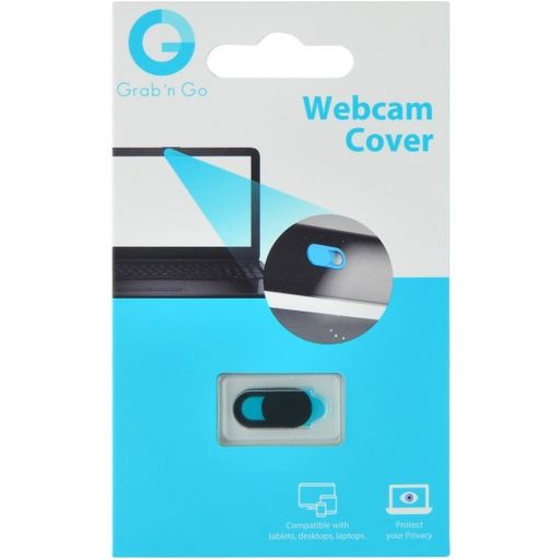 Grab n Go Webcam Cover Privacy Schuifje - Zwart