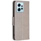 Mobigear Butterfly Xiaomi Redmi Note 12 Hoesje Bookcase Portemonnee - Grijs