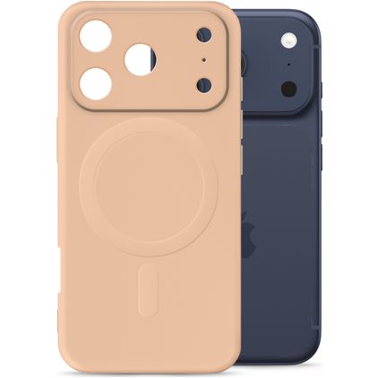My Style Protective Flex iPhone 17 Pro Max MagSafe Hoesje Flexibel TPU Backcover - Soft Pink