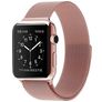 Mobigear Loop Milanese Apple Watch Bandje Magneetsluiting - 49/46/45/44 mm - Roségoud