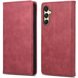 Mobigear Wallet Samsung Galaxy A17 Hoesje Bookcase Portemonnee - Rood