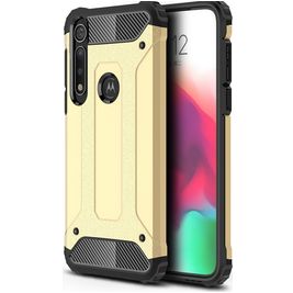 Mobigear Outdoor Motorola Moto G8 Plus Hoesje Hardcase Backcover Shockproof - Goud
