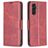 Mobigear Excellent Samsung Galaxy A56 Hoesje Bookcase Portemonnee - Rood