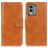 Mobigear Classy Nokia X30 Hoesje Bookcase Portemonnee - Cognac