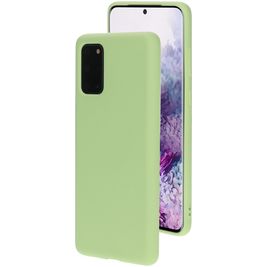 Mobiparts Samsung Galaxy S20 Plus Siliconen Hoesje Backcover - Pistache Green