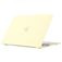 Mobigear Cream Matte MacBook Air 15 Inch (2023-2025) Hoes Hardshell Laptopcover MacBook Case - Geel - Model A2941 / A3114 / A3241