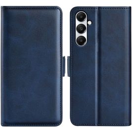 Mobigear Slim Magnet Samsung Galaxy A05 Hoesje Bookcase Portemonnee - Donkerblauw
