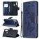 Mobigear Butterfly Samsung Galaxy A20s Hoesje Bookcase Portemonnee - Donkerblauw