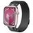 Mobigear Mecha Loop Milanese Apple Watch Bandje Magneetsluiting - 49/46/45/44 mm - Grijs
