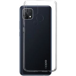 Mobiparts Classic Doorzichtig OPPO A15 Hoesje Flexibel TPU Backcover - Transparant