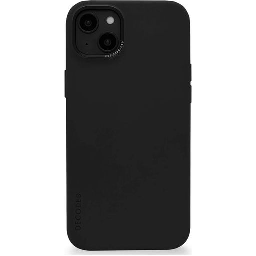 Decoded iPhone 14 Siliconen Hoesje Backcover - Charcoal Black