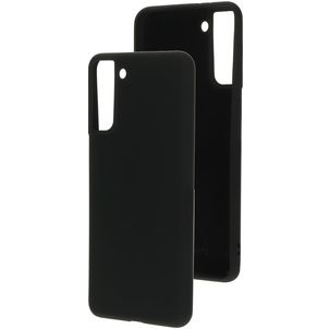 Mobiparts Samsung Galaxy S21 Plus Siliconen Hoesje Backcover - Zwart