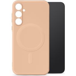 My Style Protective Flex Samsung Galaxy A35 MagSafe Hoesje Flexibel TPU Backcover - Soft Pink
