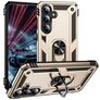 Mobigear Armor ring Samsung Galaxy S25 FE Hoesje Hardcase Backcover Shockproof met Ringhouder - Goud