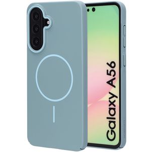 Mobiparts Slim Line Samsung Galaxy A56 MagSafe Hoesje Hardcase Backcover - Sage Green