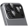 Mobiparts iPhone 17 Pro Glazen Camera Lens Protector - Zwart