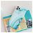 Mobigear Marble iPhone 12 Pro Max Hoesje Flexibel TPU Backcover - Turquoise