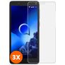 Mobigear Alcatel 1C (2019) Glazen Screenprotector - Case Friendly (3-Pack)