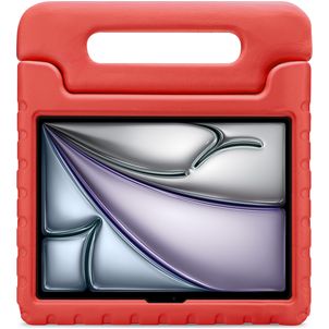 Xccess Kids Guard iPad Air 13 Inch (2024) Kinder Tablethoes met Handvat - Rood