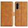 Mobigear Slim Magnet Samsung Galaxy A36 Hoesje Bookcase Portemonnee - Cognac