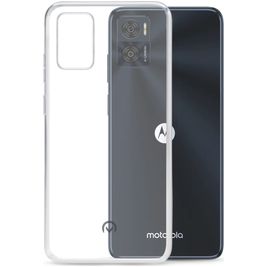 Mobilize Gelly Doorzichtig Motorola Moto E22i Hoesje Flexibel TPU Backcover - Transparant