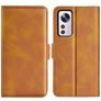 Mobigear Slim Magnet Xiaomi 12 Pro Hoesje Bookcase Portemonnee - Cognac