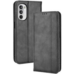 Mobigear Sensation Motorola Moto G82 Hoesje Bookcase Portemonnee - Zwart