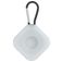 Mobigear Square Key Apple AirTag Hoesje Flexibel Siliconen Sleutelhanger - Transparant