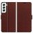 Mobigear Wallet Samsung Galaxy S22 Hoesje Bookcase Portemonnee - Bruin