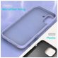 Mobigear Rubber Touch iPhone 16 Siliconen Hoesje Backcover - Paars