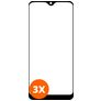 Mobigear Premium Samsung Galaxy A01 Glazen Screenprotector - Case Friendly - Zwart (3-Pack)