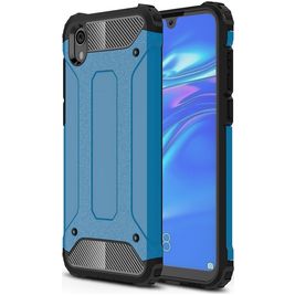 Mobigear Outdoor HONOR 8S Hoesje Hardcase Backcover Shockproof - Blauw
