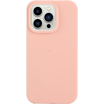 Mobigear Colors iPhone 14 Pro Hoesje Flexibel TPU Backcover - Pastelroze